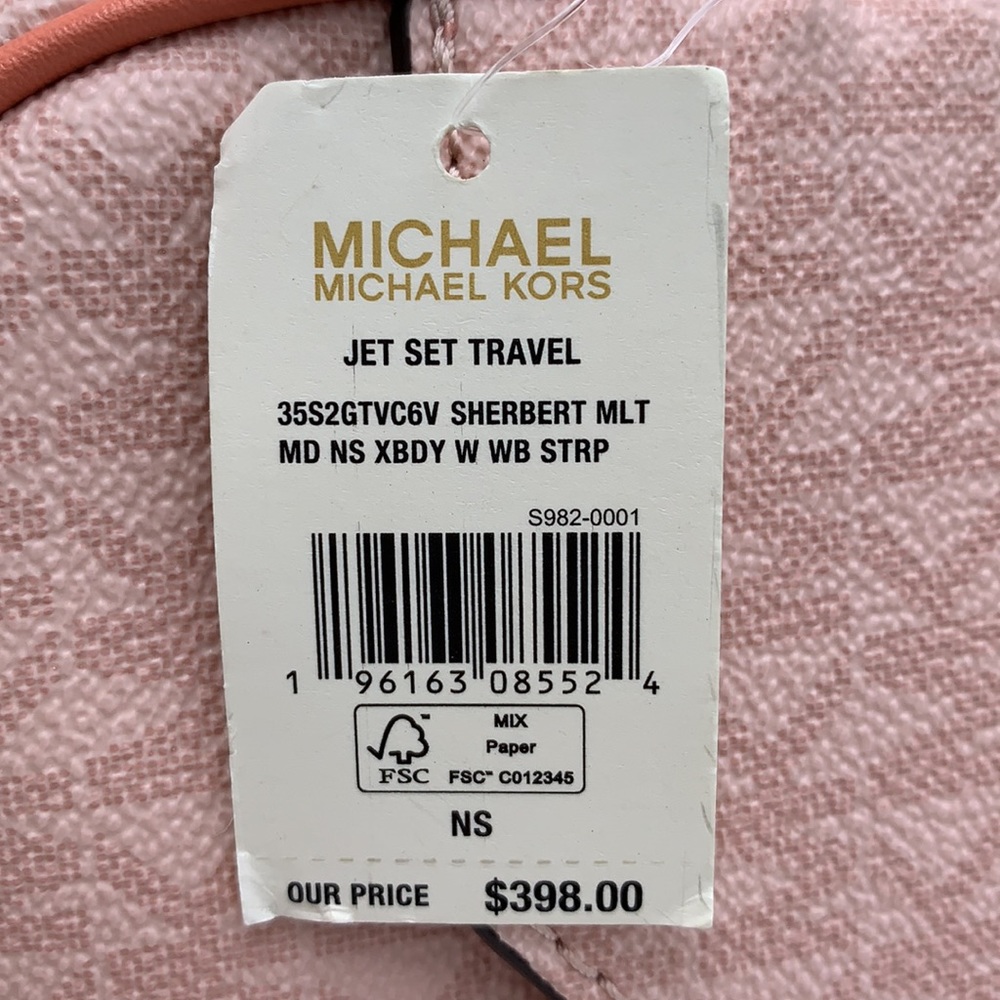 Michael Kors Jet Set Travel Medium NS Logo Stripe Crossbody Bag
SHERBER… - Picture 15 of 15
